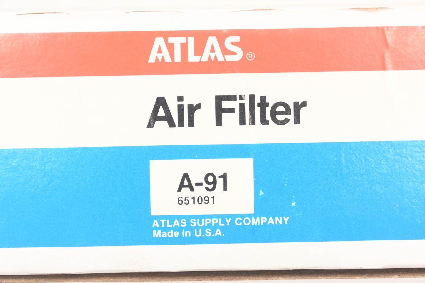 Atlas A-91, 651091 Air Filter NOS