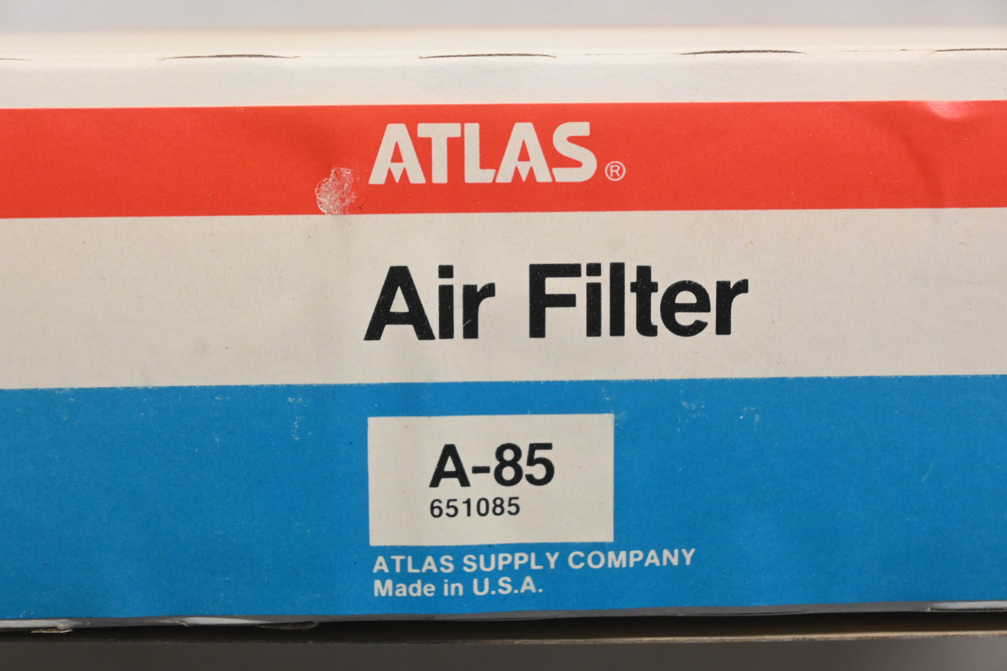 Atlas A-85, 651085 Air Filter NOS