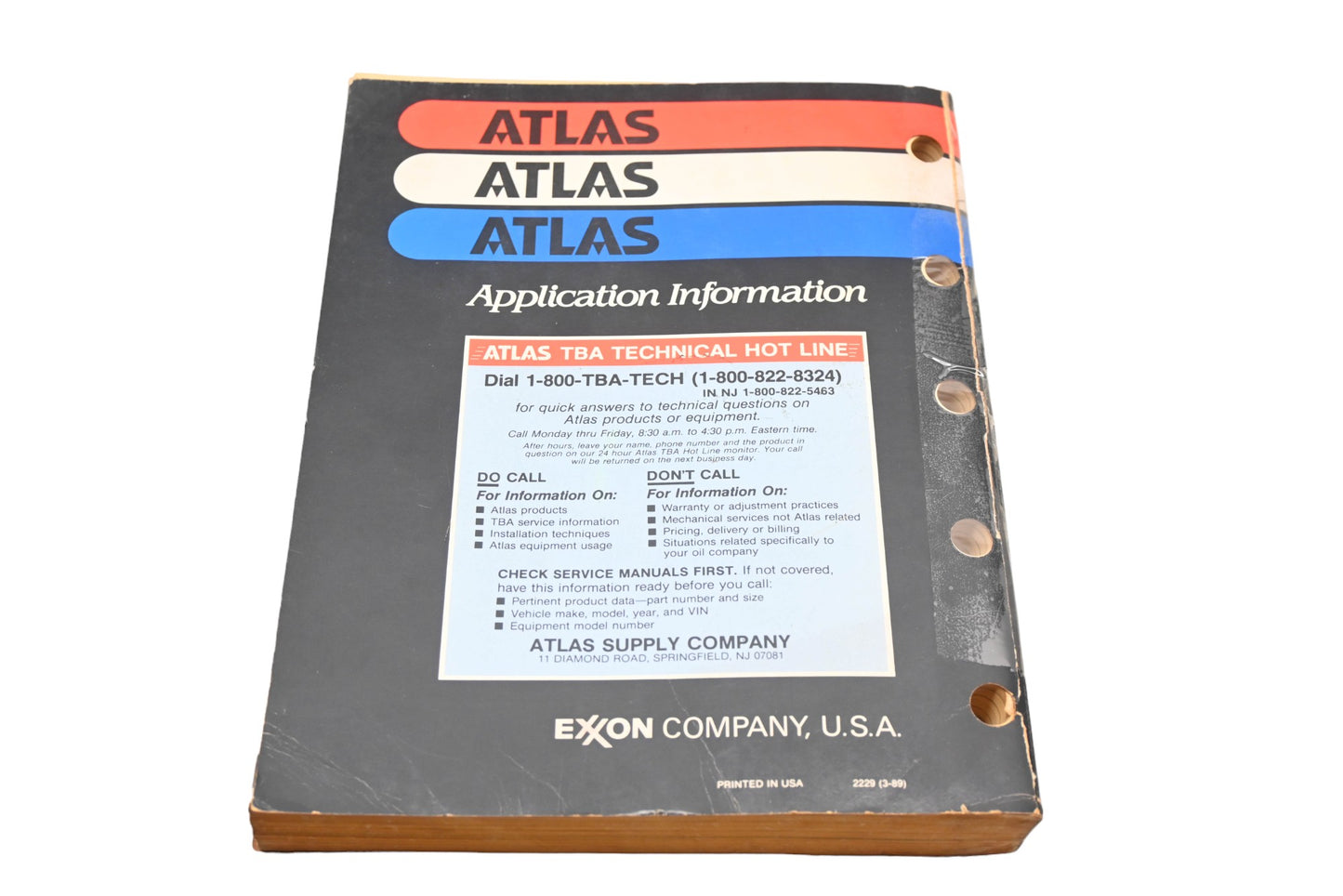 Atlas 2229 (3-89), 2229 1989 Application Information Catalog