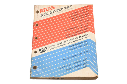 Atlas 1965 (2-83), 1965 1983 Application Information Catalog