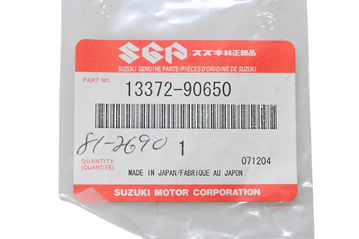 New OEM Suzuki 13372-90650, 81-2690 Needle Valve NOS