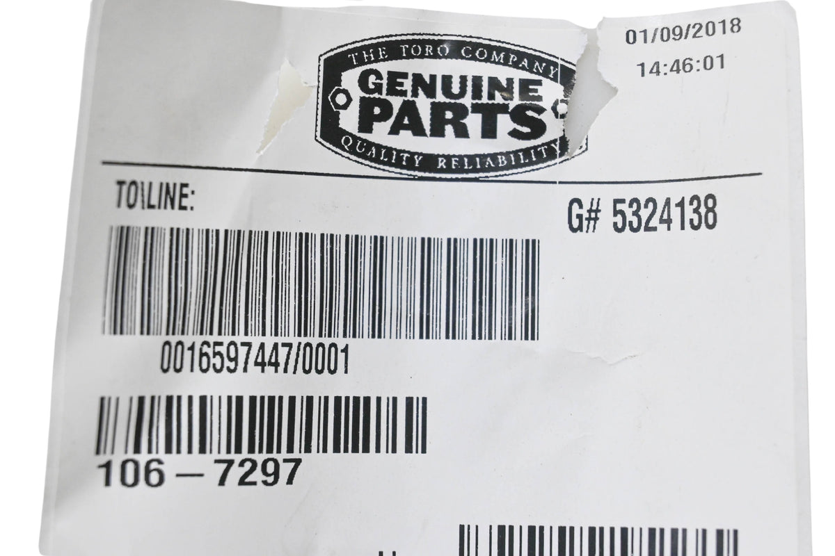 Toro 106-7297 Cable Clamp NOS