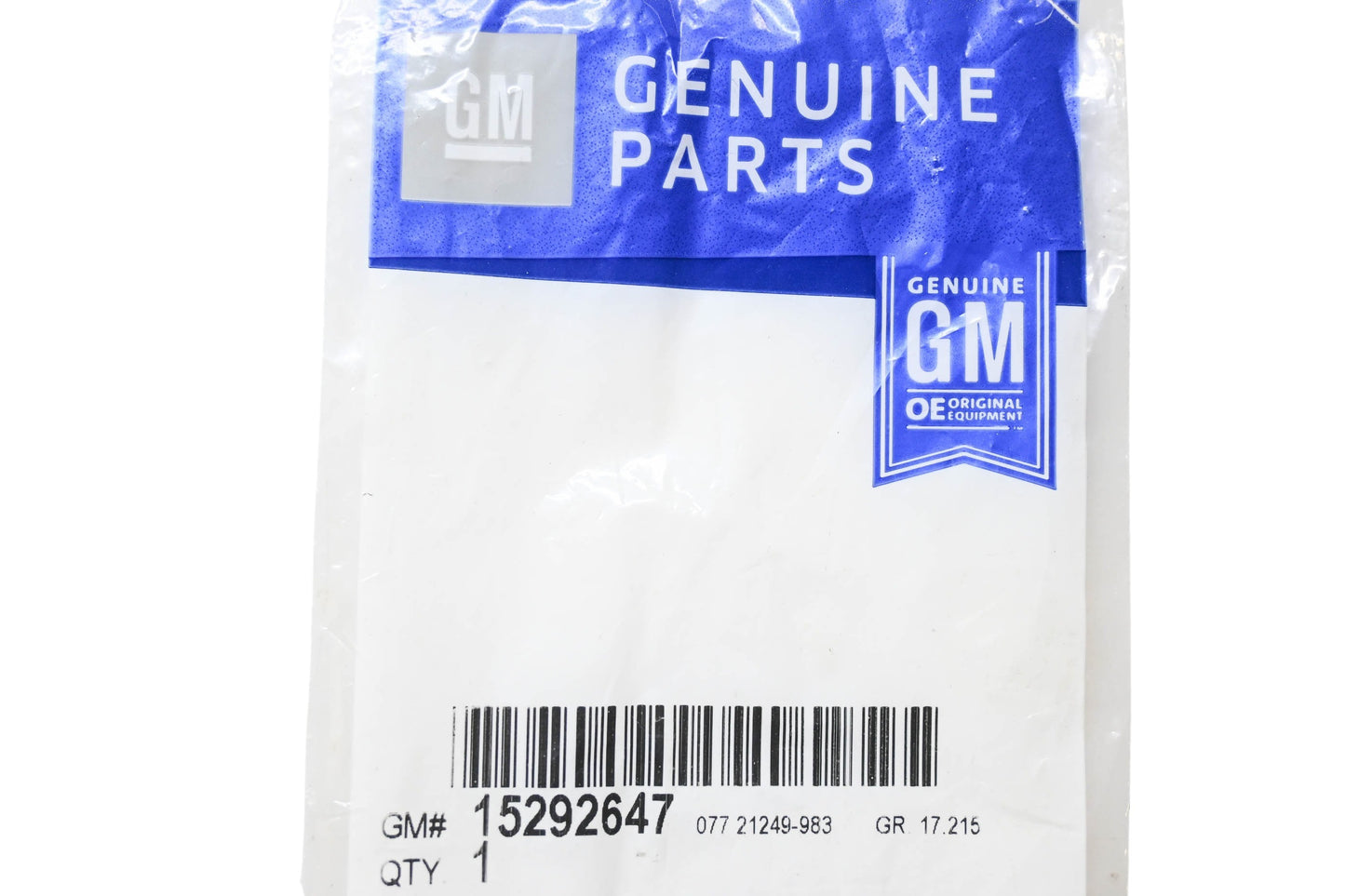 GM 15292647 Name Plate NOS