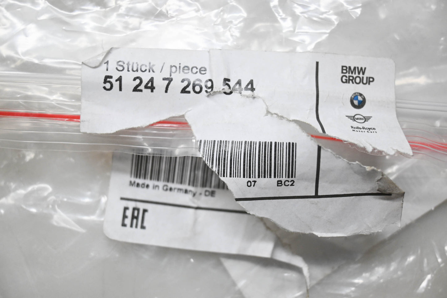 New OEM BMW 51 24 7 269 544, 912935-112, 147778-10 Trunk Lock Actuator Motor NOS