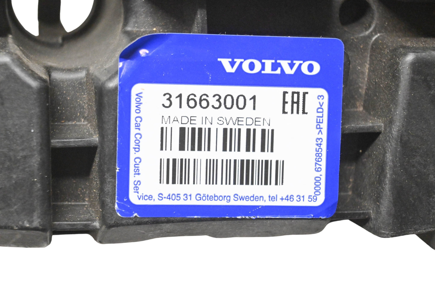 Volvo 31663001, 31455675 Rear Right Bumper Holder NOS
