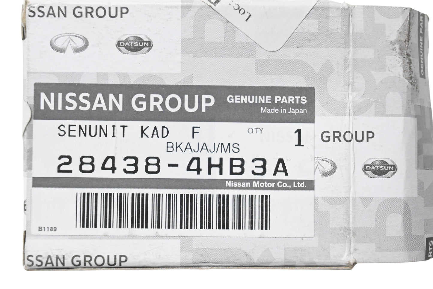 Nissan 28438-4HB3A, 28533-5ZA0A Distance Sensor & Cover NOS