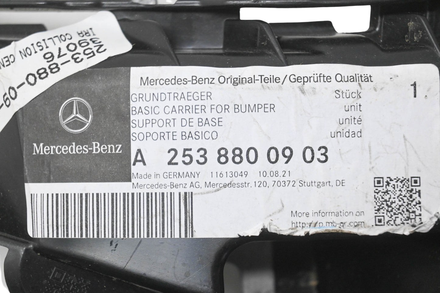 OEM Mercedes-Benz 253 880 09 03, 253 885 13 65 Basic Carrier for Bumper