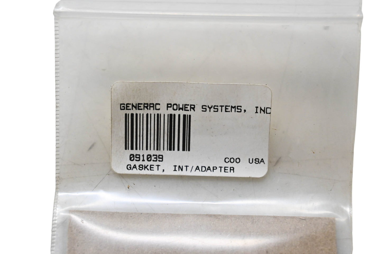 Generac 091039 Carburetor Intake Adapter Gasket NOS