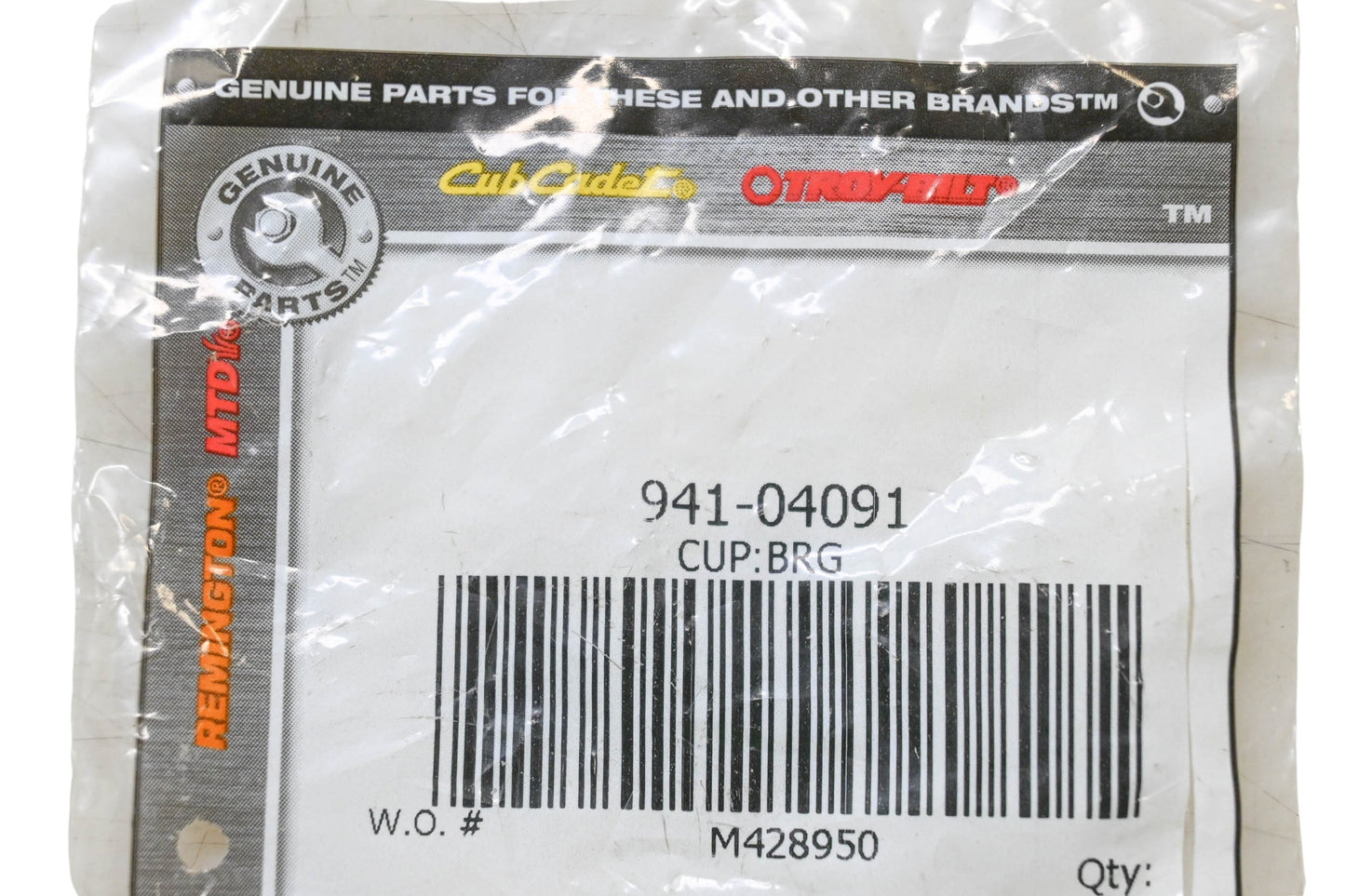 MTD 941-04091 Bearing Cup NOS