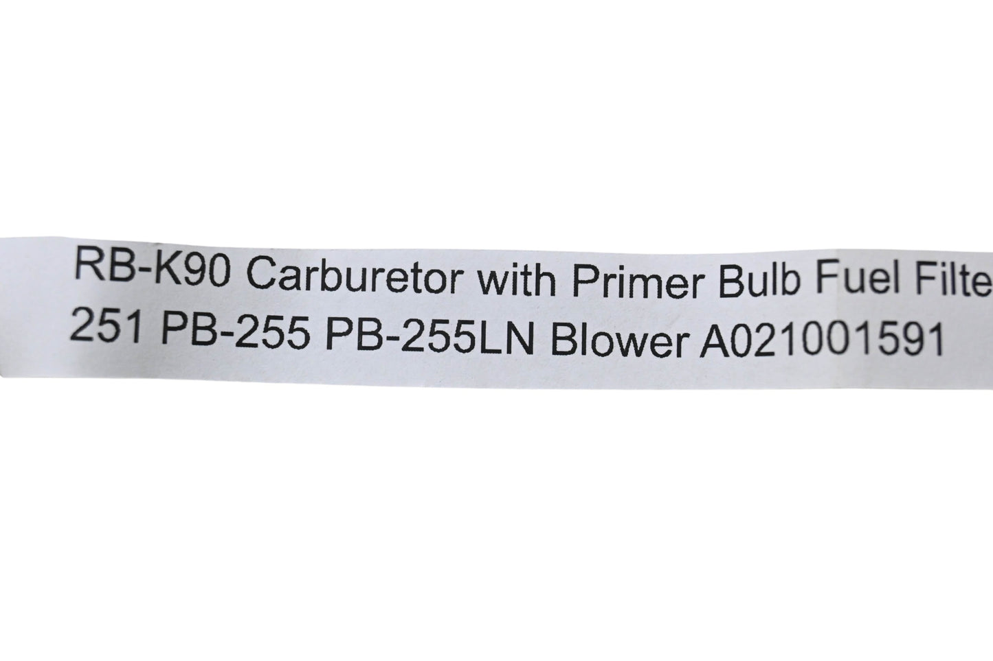 Zama RB-K90, A021001591 Carburetor & Primer Bulb NOS