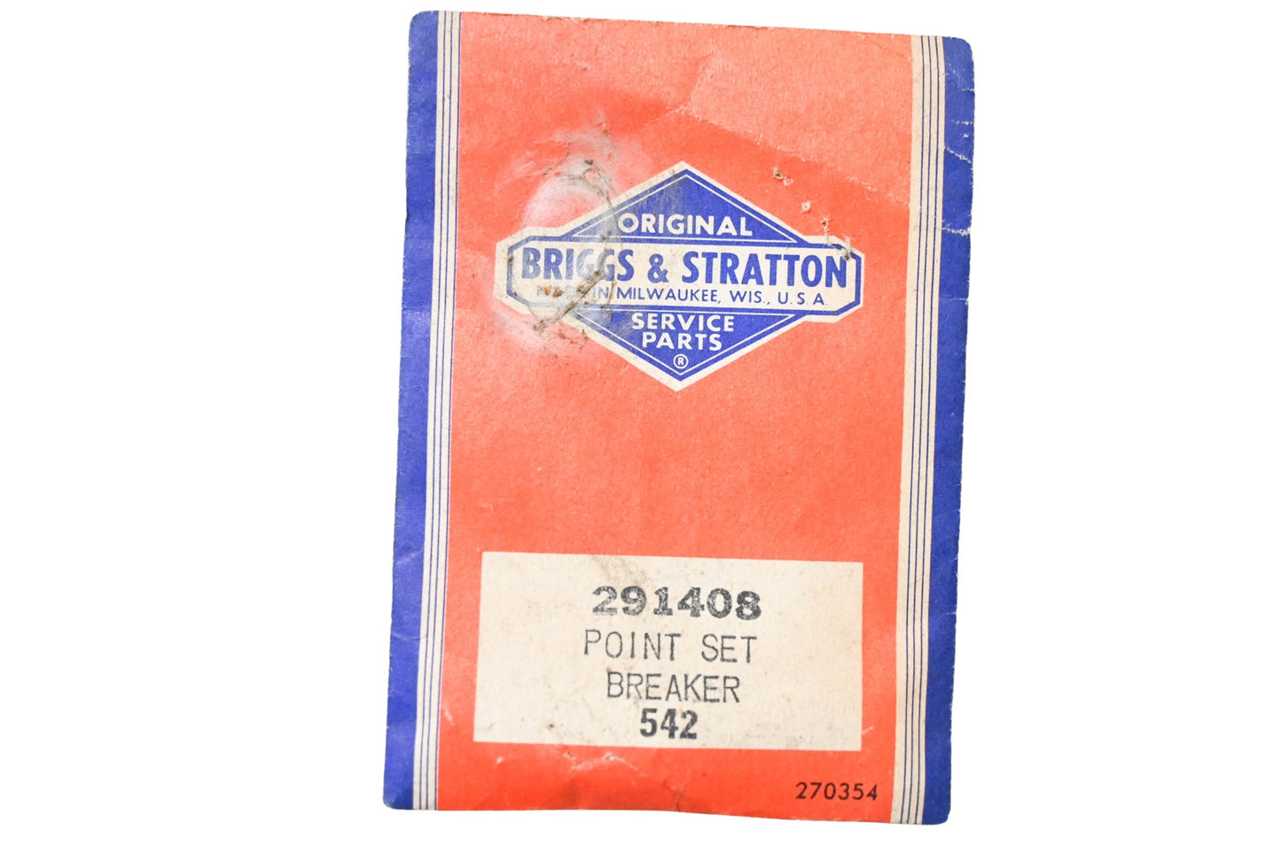 New OEM Briggs & Stratton 291408 Breaker Point Kit NOS