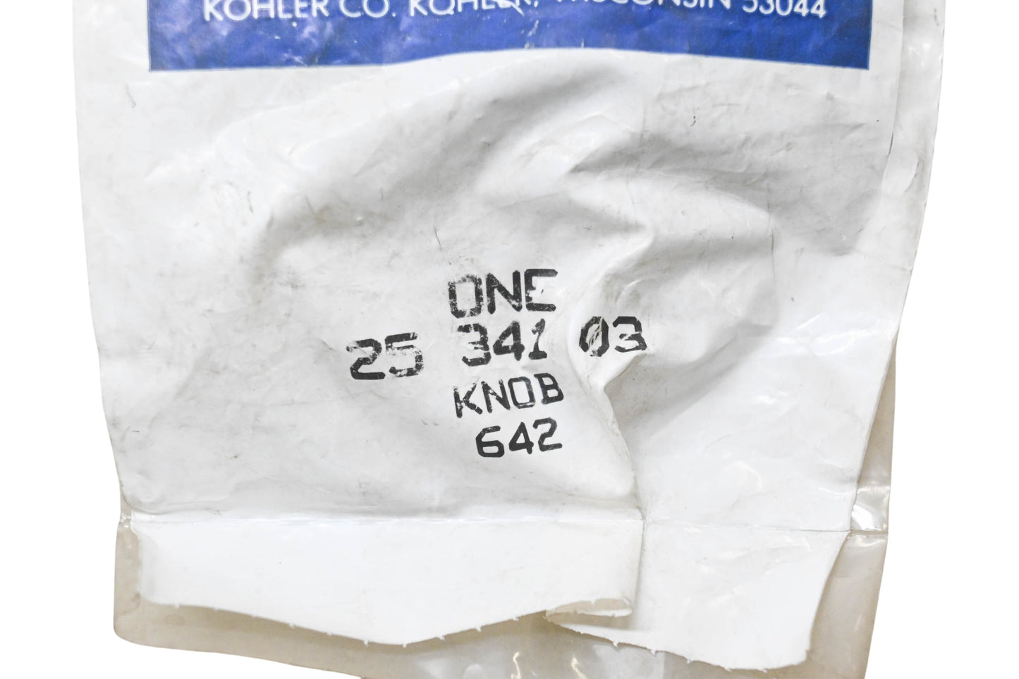 Kohler 25 341 03 Knob NOS