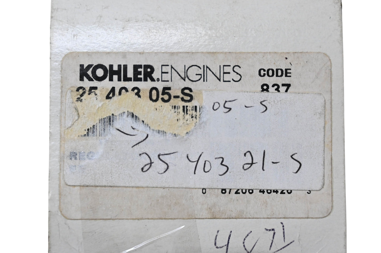 Kohler 25 403 05-S Regulator NOS