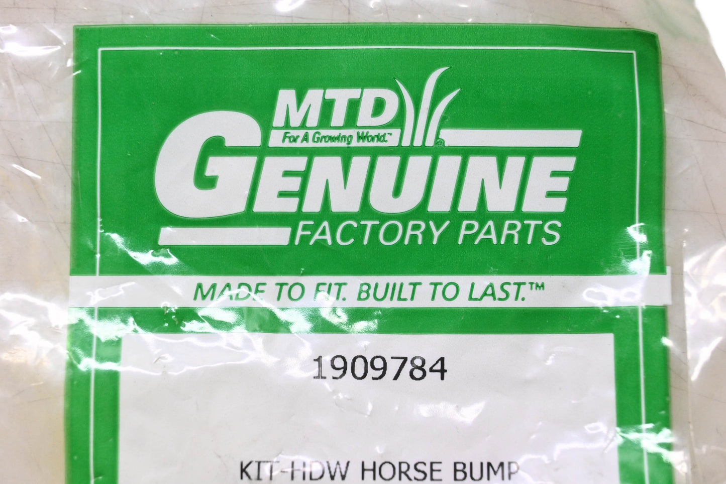 MTD 1909784 HDW Horse Bumper Kit NOS
