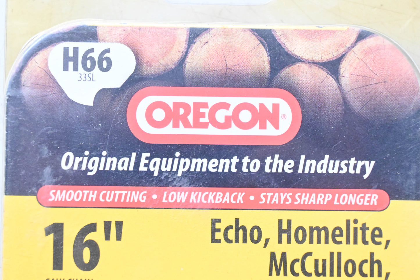 Oregon H66 33SL Smooth Cutting Low Kickback 16" Saw Chain NOS
