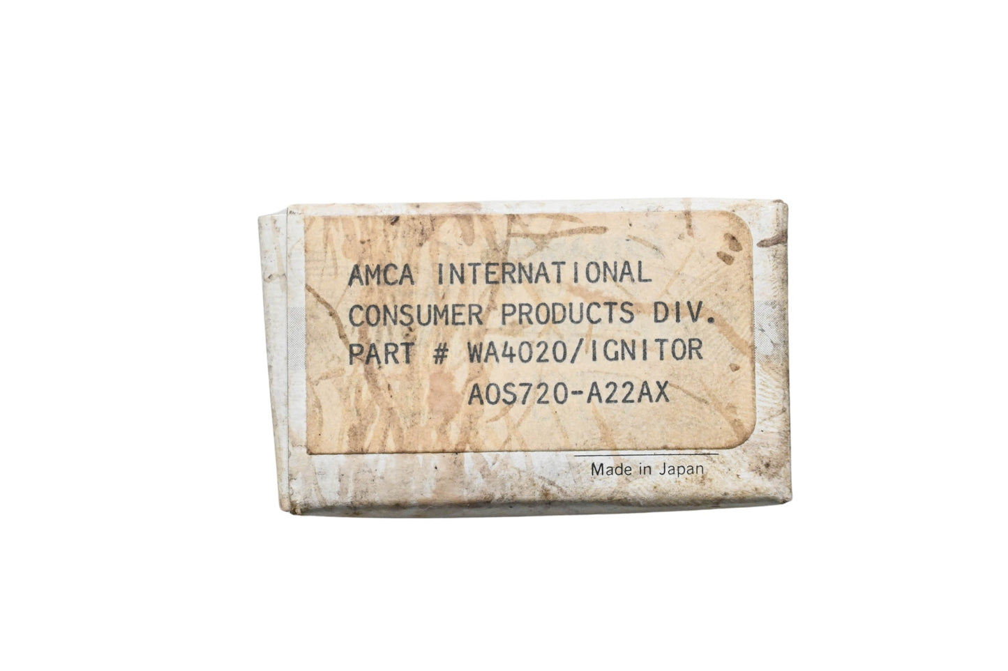 AMCA International WA4020, A0S720-A22AX Ignitor NOS