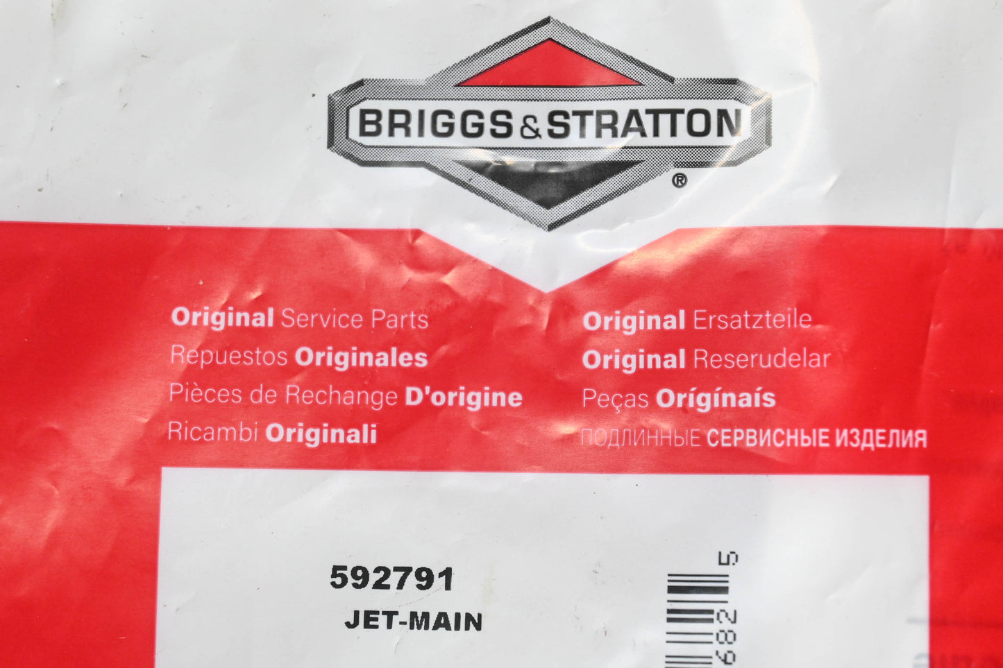 New OEM Briggs & Stratton 592791 Main Jet NOS