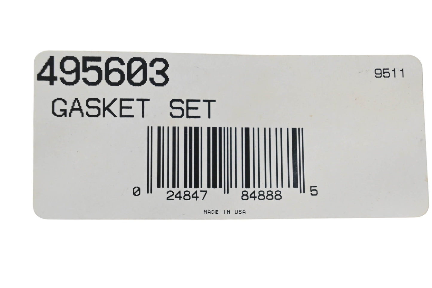 New OEM Briggs & Stratton 495603 Gasket Kit NOS