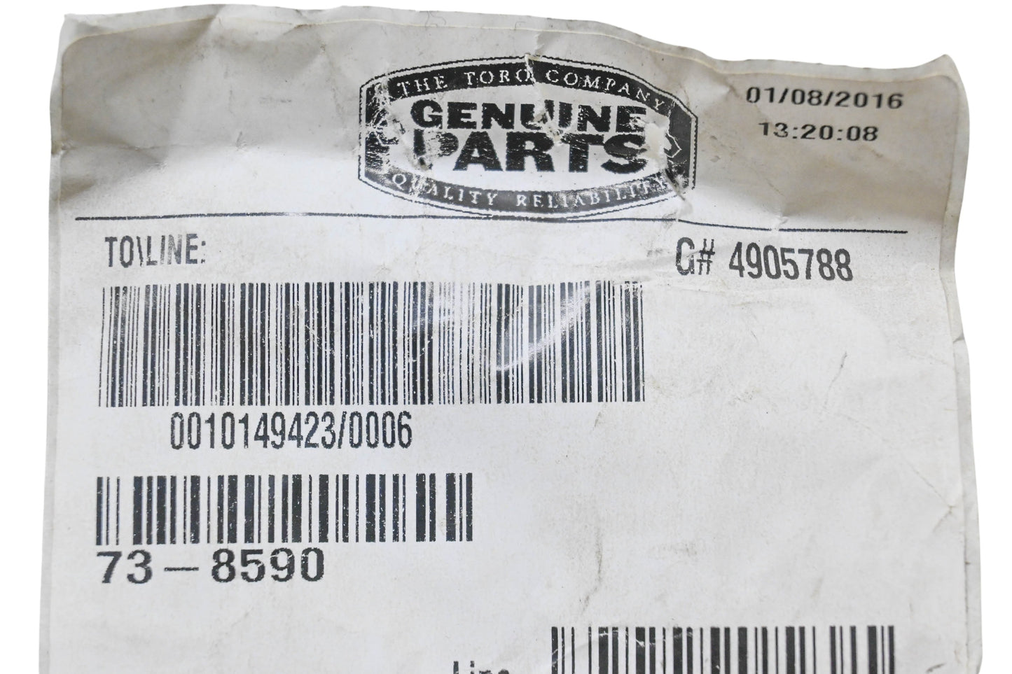 Toro 73-8590 Snowblower Rotor NOS