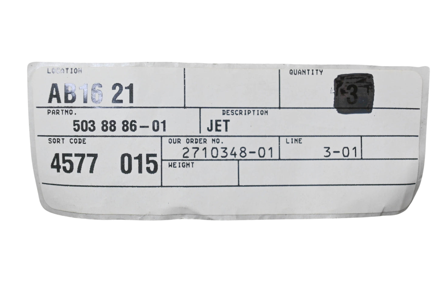 New OEM Husqvarna 503 88 86-01, 503888601 Chainsaw Deflector NOS
