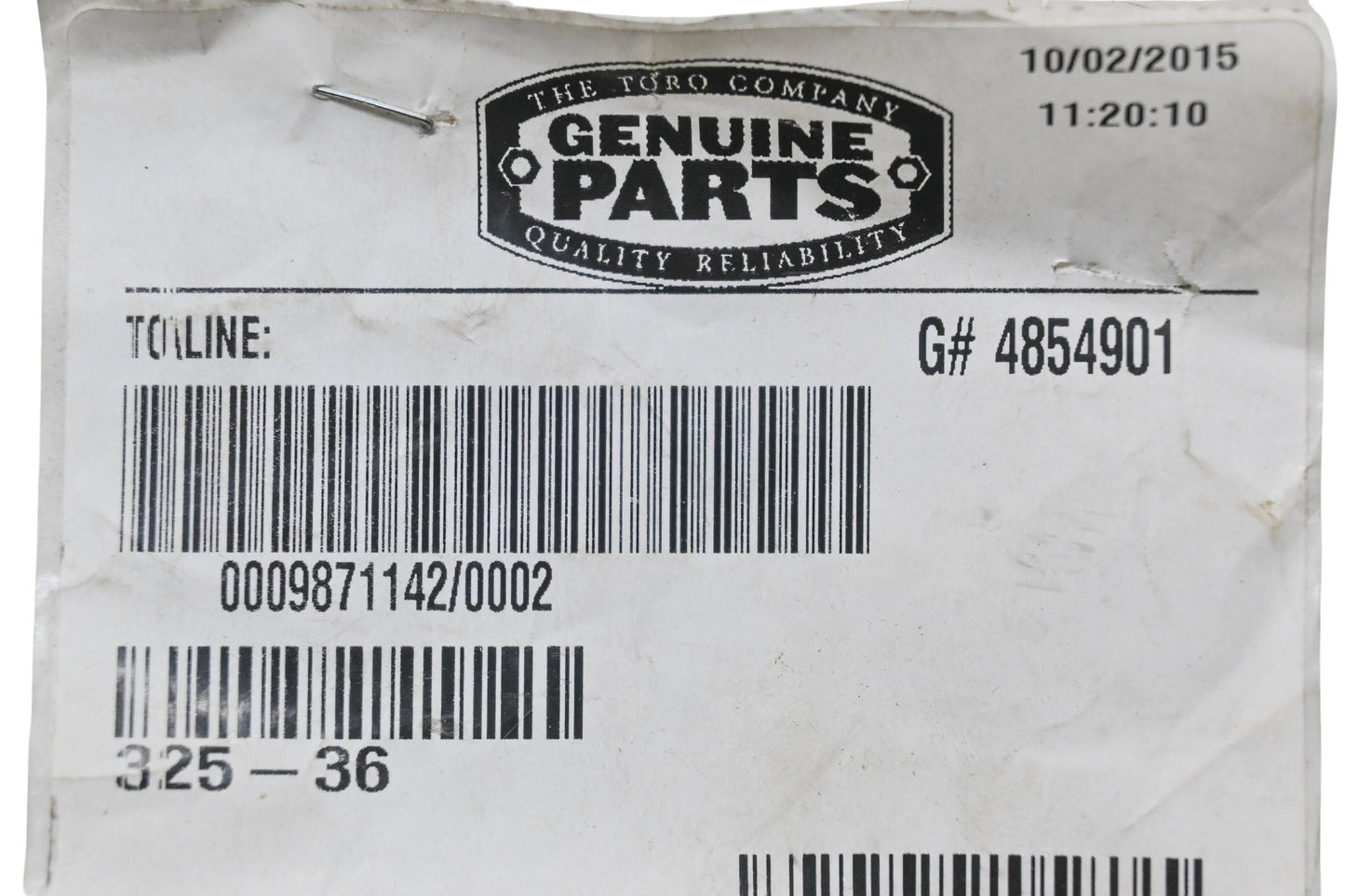 Toro 325-36 Hex Head Screw NOS