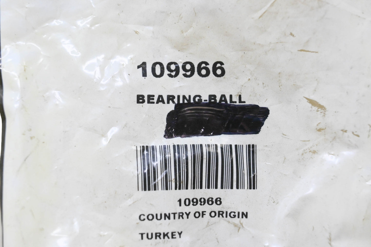 Toro 109966 Ball Bearing NOS
