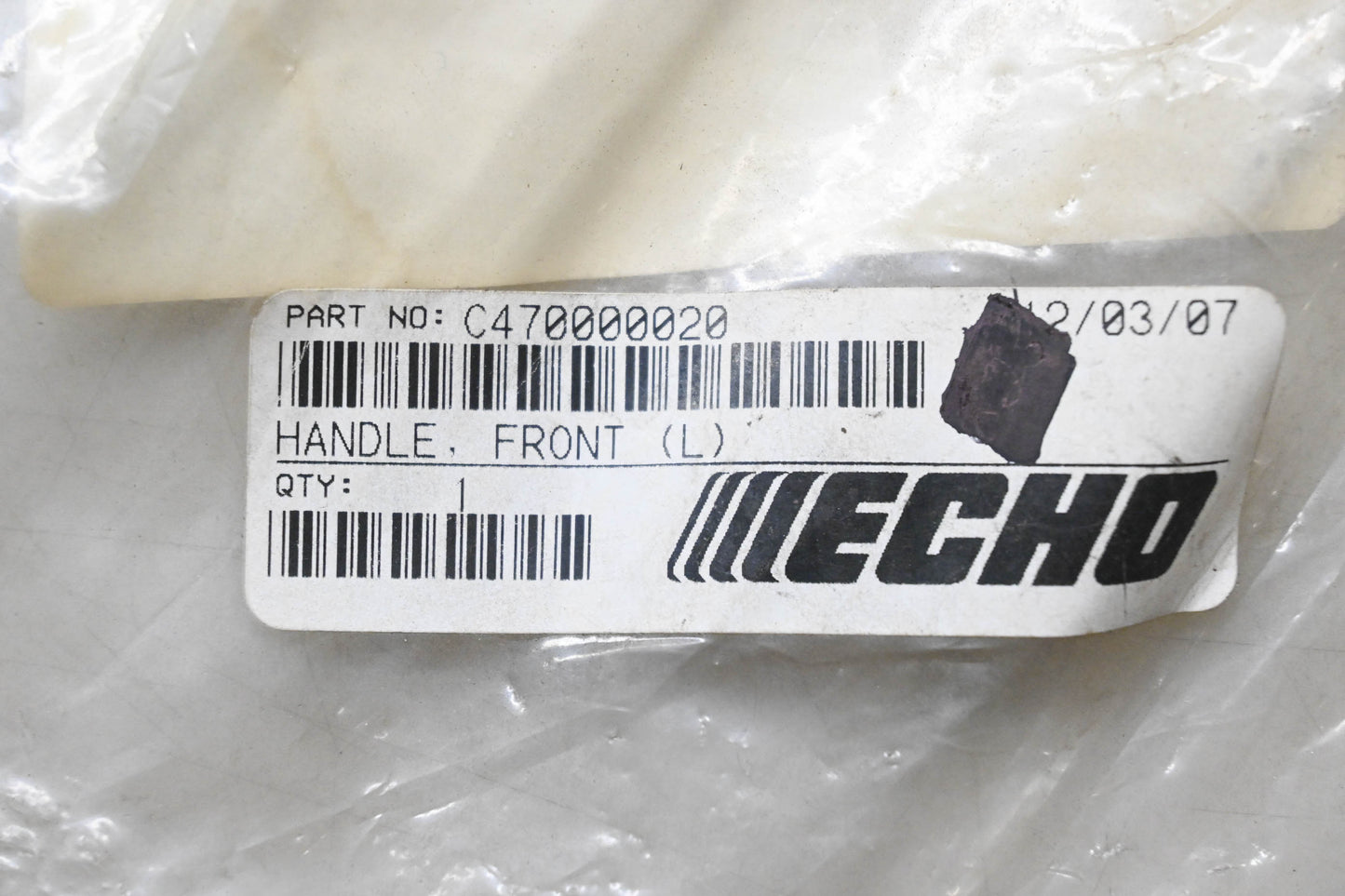 New OEM Echo C470000020 Front Handle NOS