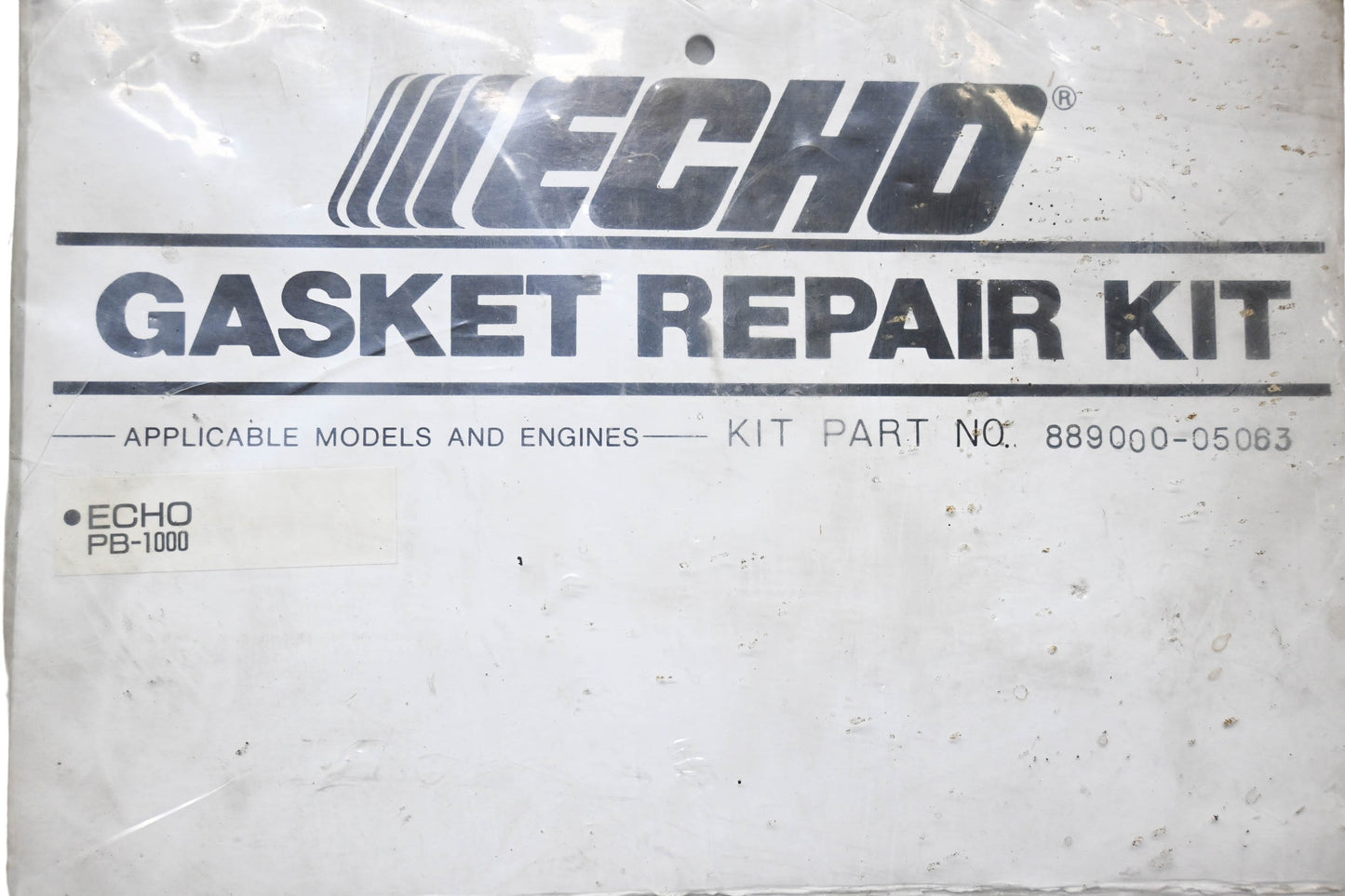 New OEM Echo 889000-05063, PB-1000 Gasket Repair Kit NOS