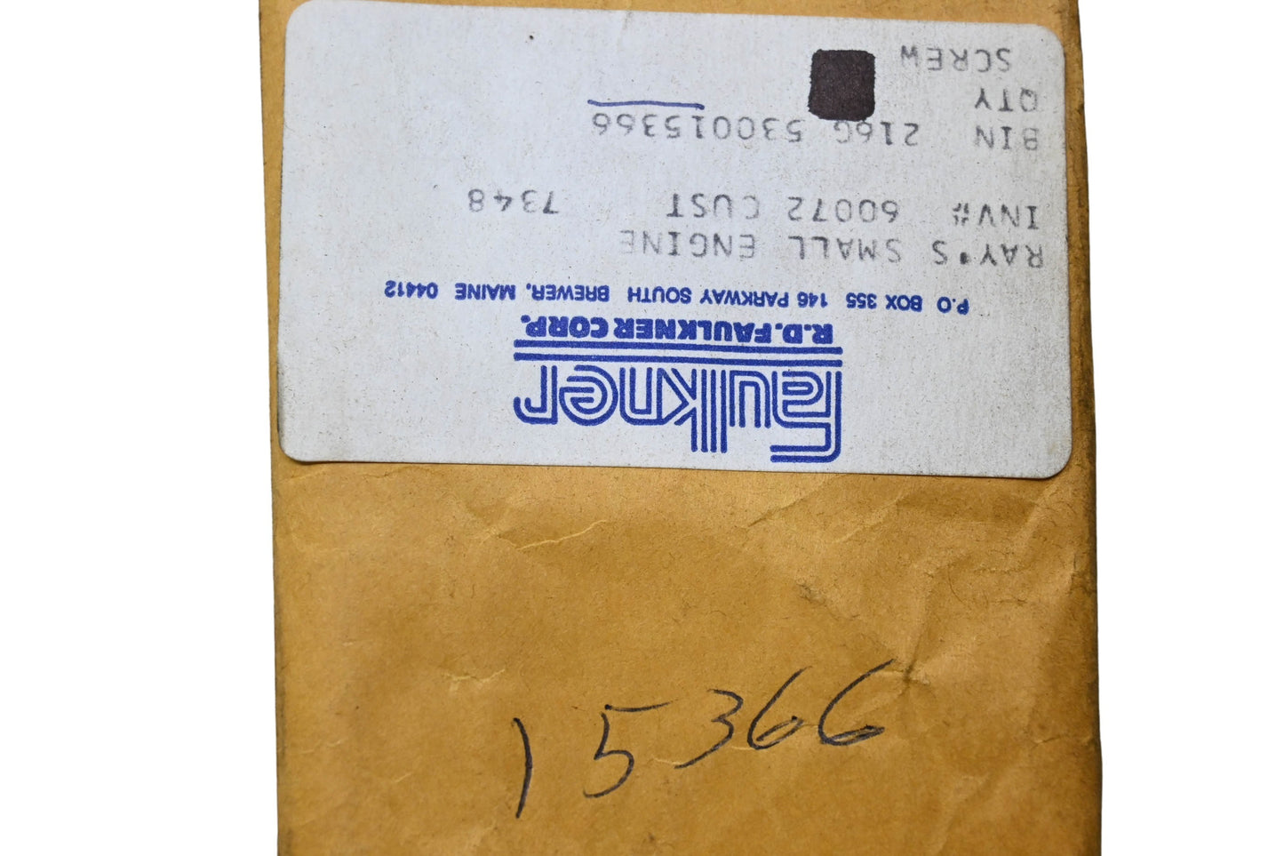 Poulan 15366, 530015366 Screw NOS