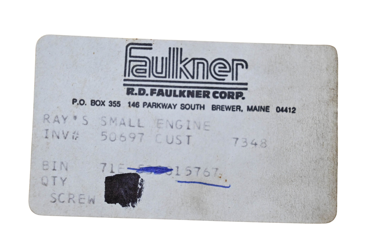 Poulan 15767, 530015767 Screw NOS