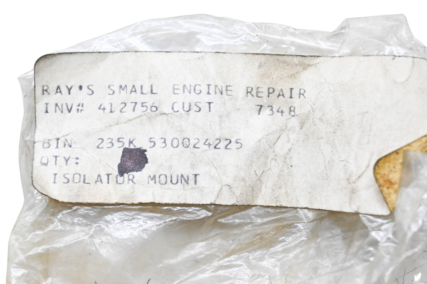 New OEM Husqvarna 530024225 Isolator Mount NOS