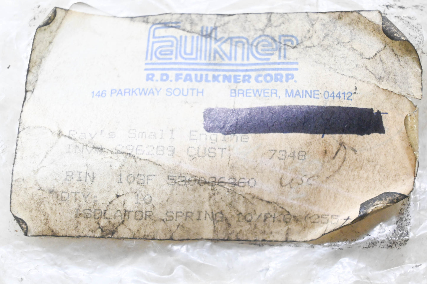 New OEM Husqvarna 530036360 Isolator Spring NOS