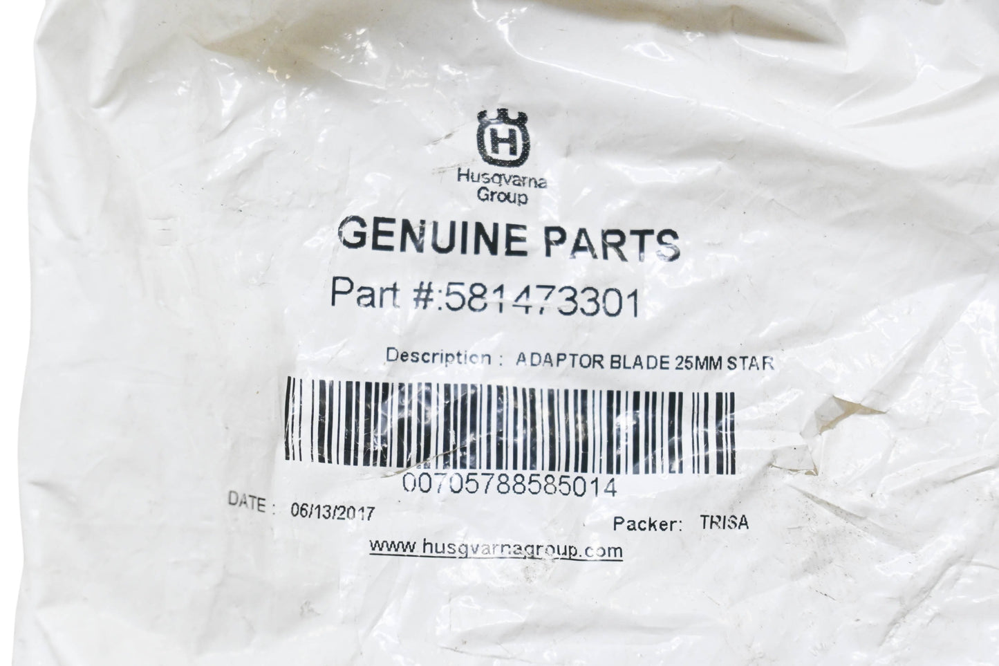 New OEM Husqvarna 581473301 Blade Adapter NOS