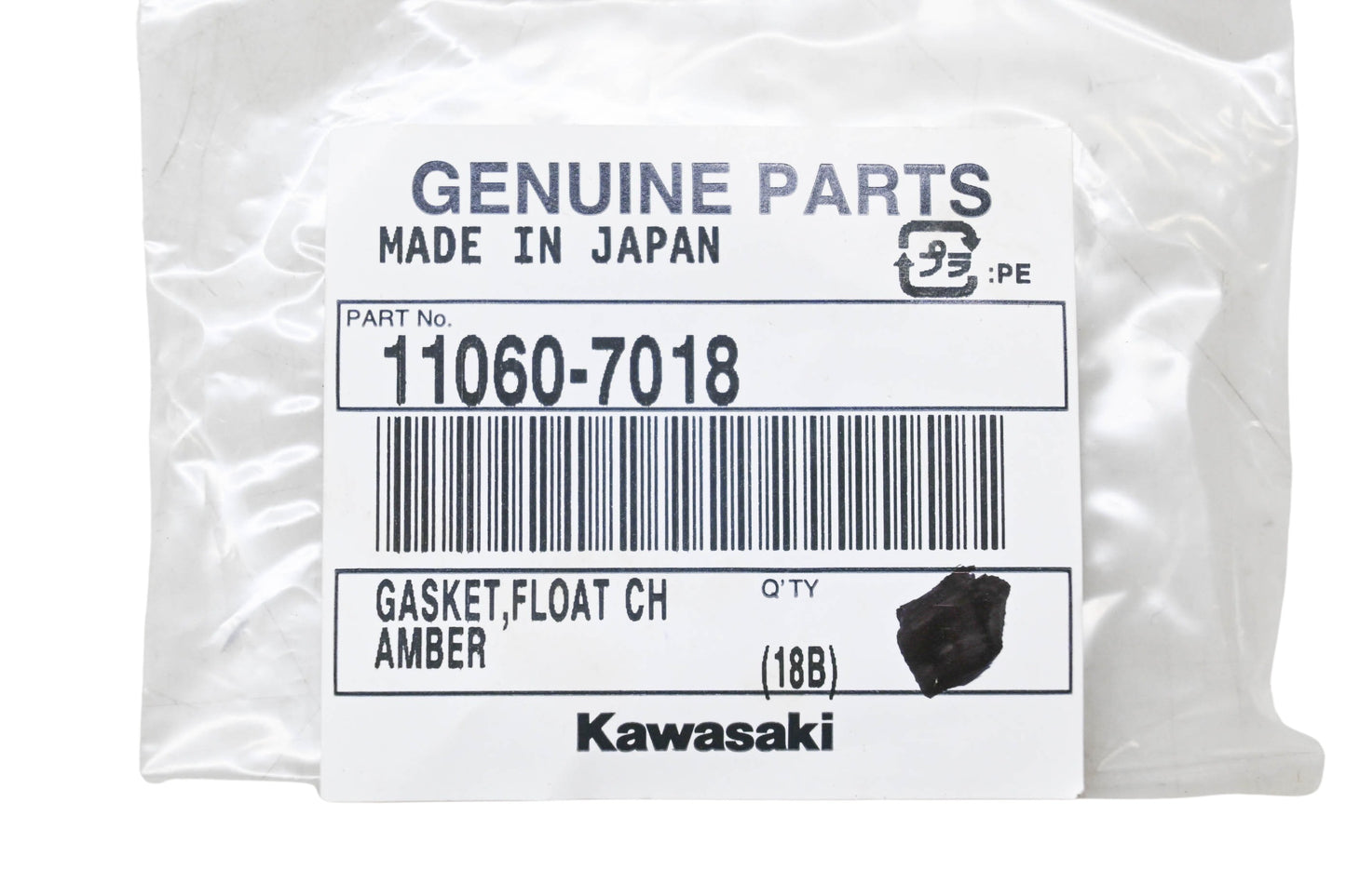New OEM Kawasaki 11060-7018 Float Chamber Gasket NOS