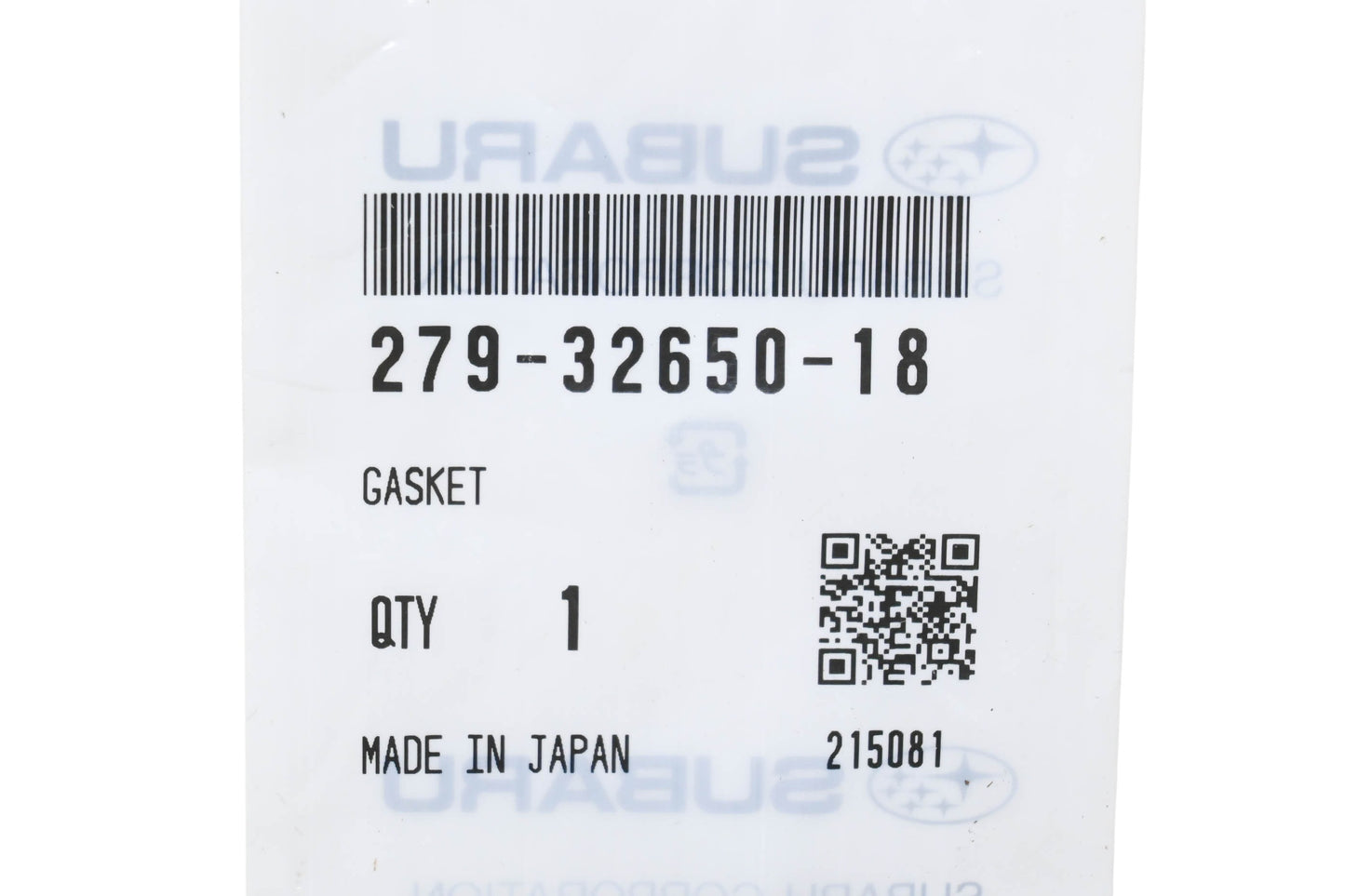 Subaru 279-32650-18 Gasket NOS