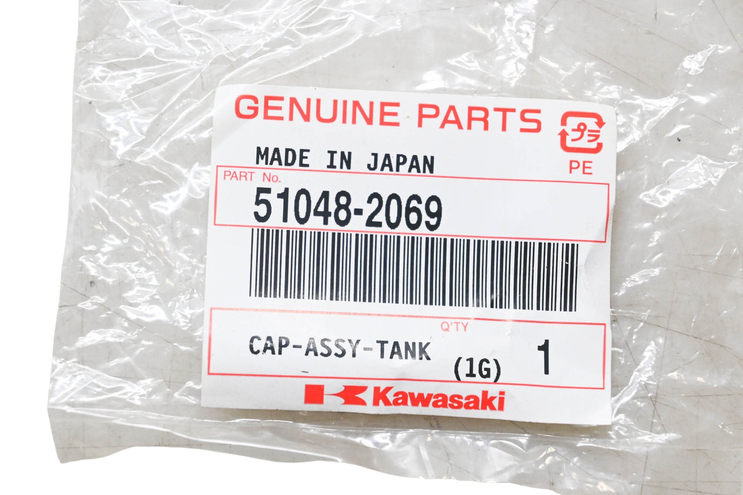 New OEM Kawasaki 51048-2069 Tank Cap Assembly NOS