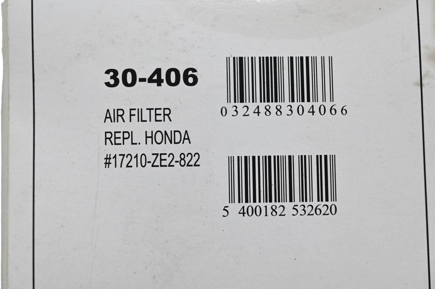 Oregon 30-406, 17210-ZE2-822 Air Filter NOS