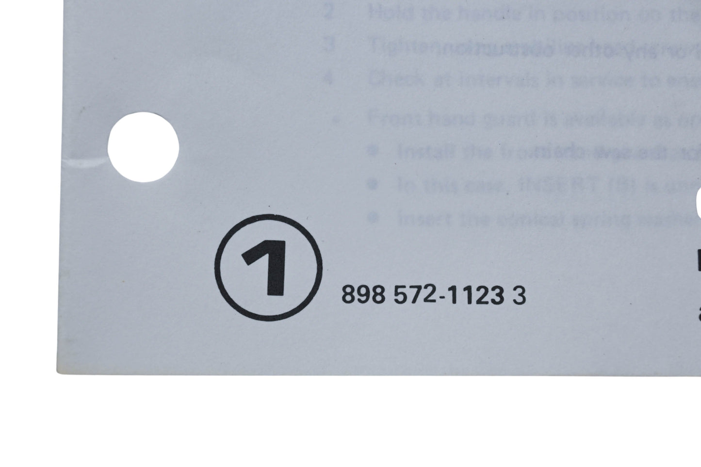 Kioritz Corporation 898 572-1123 3 Echo Chain Saw Operator's Manual CS-315 NOS