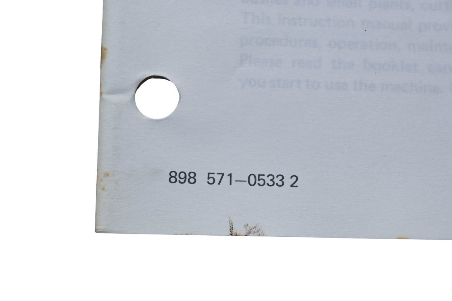 Kioritz Corporation 898 571-0533 2 Kiortiz Power Scythe Operator's Manual SRM-202FA