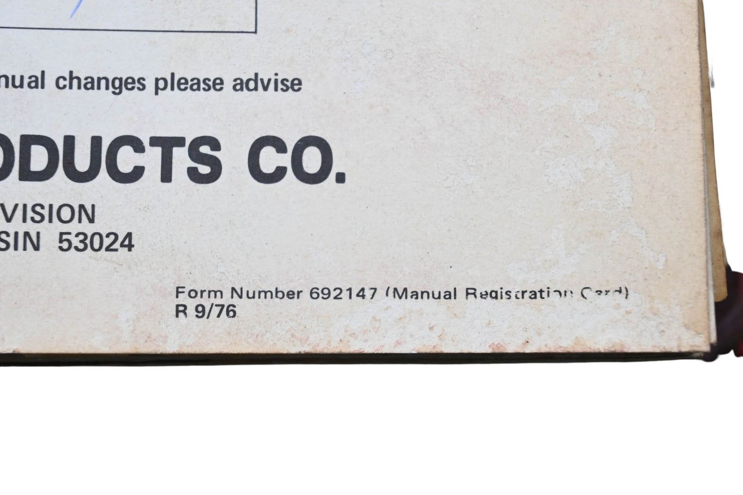 OEM Tecumseh 692147 Lauson Peerless Mechanic's Manual