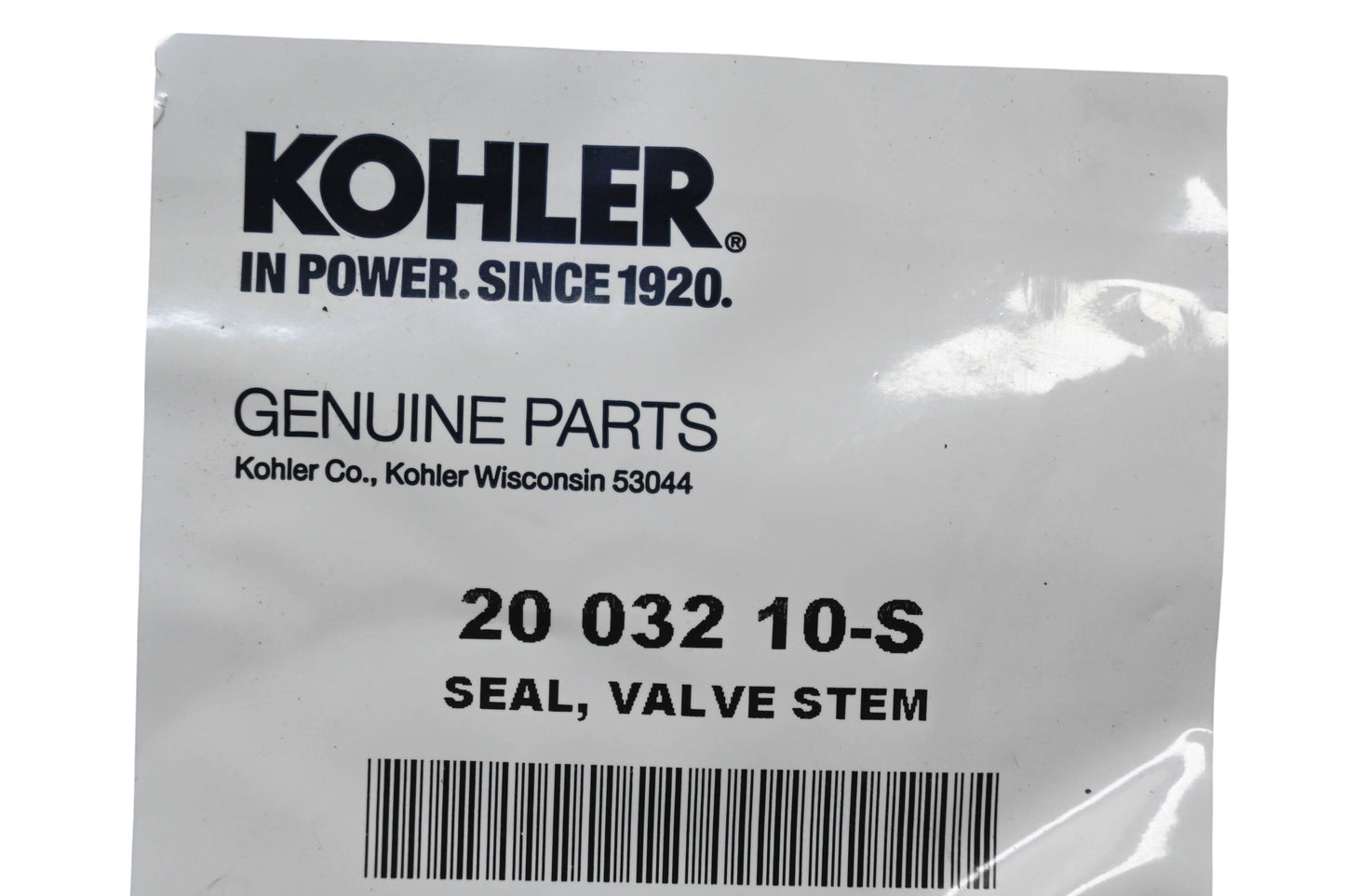 Kohler 20 032 10-S Valve Stem Seal NOS