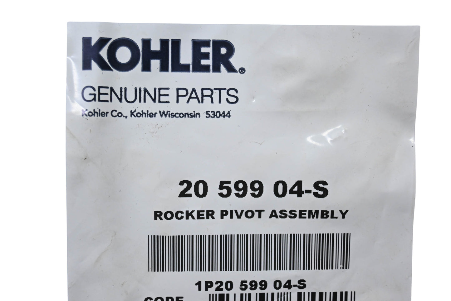 Kohler 20 599 04-S Rocker Pivot Assembly NOS