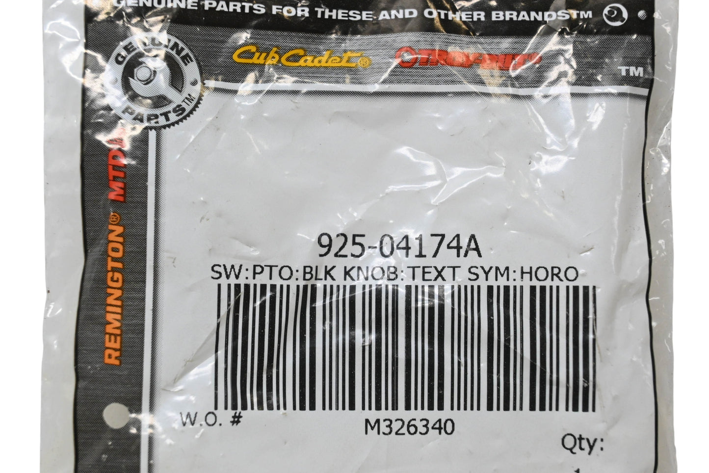 Cub Cadet 925-04174A PTO Switch NOS