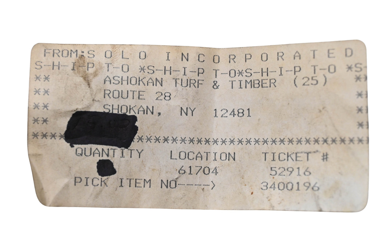 Solo 3400196 Oil Pump Gear NOS