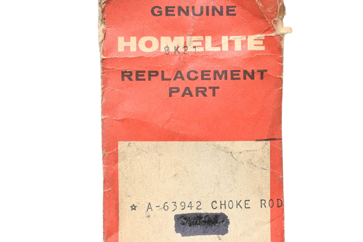 Homelite A-63942 Choke Rod NOS