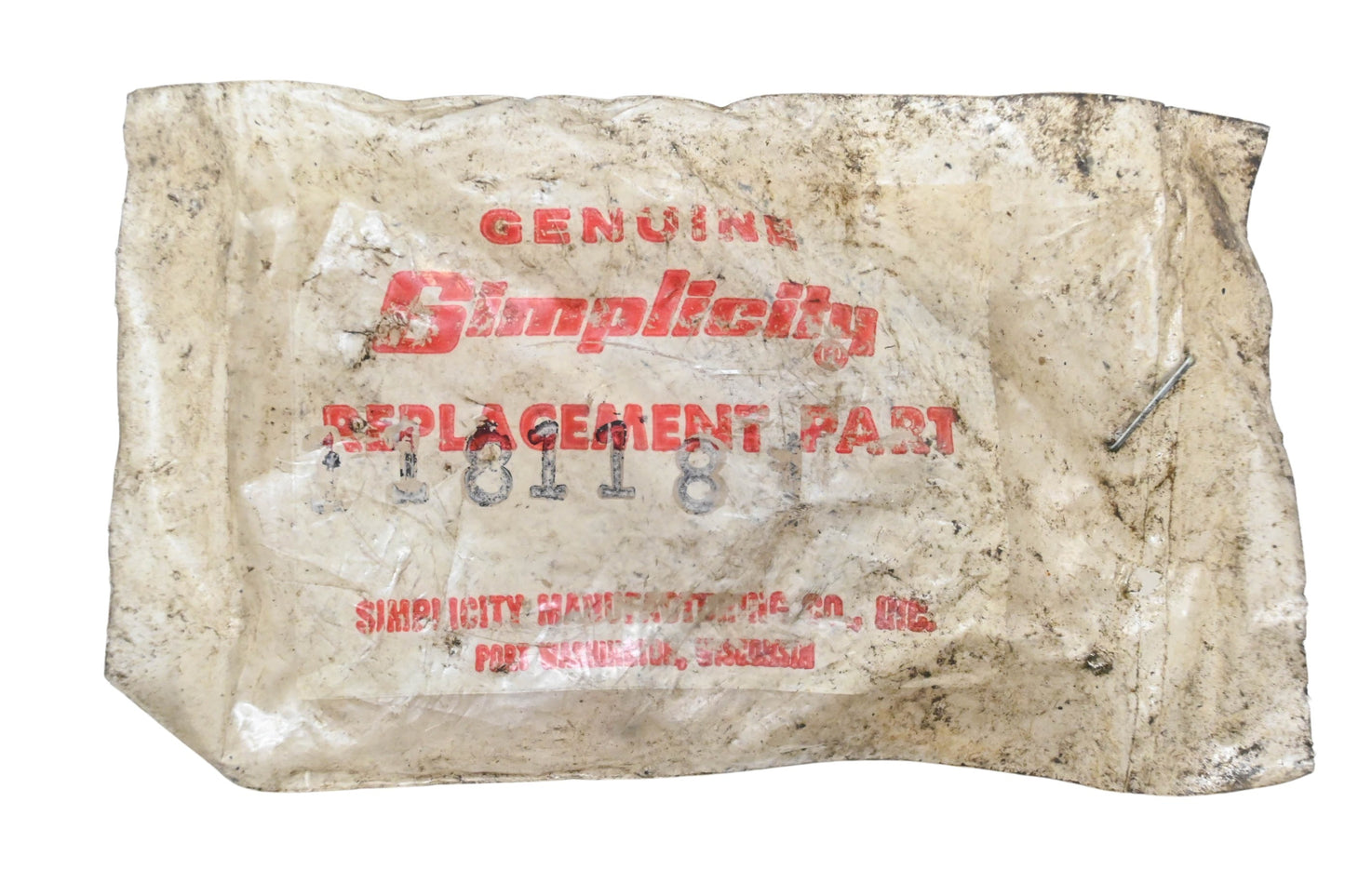 Simplicity 118118 Oil Seal NOS