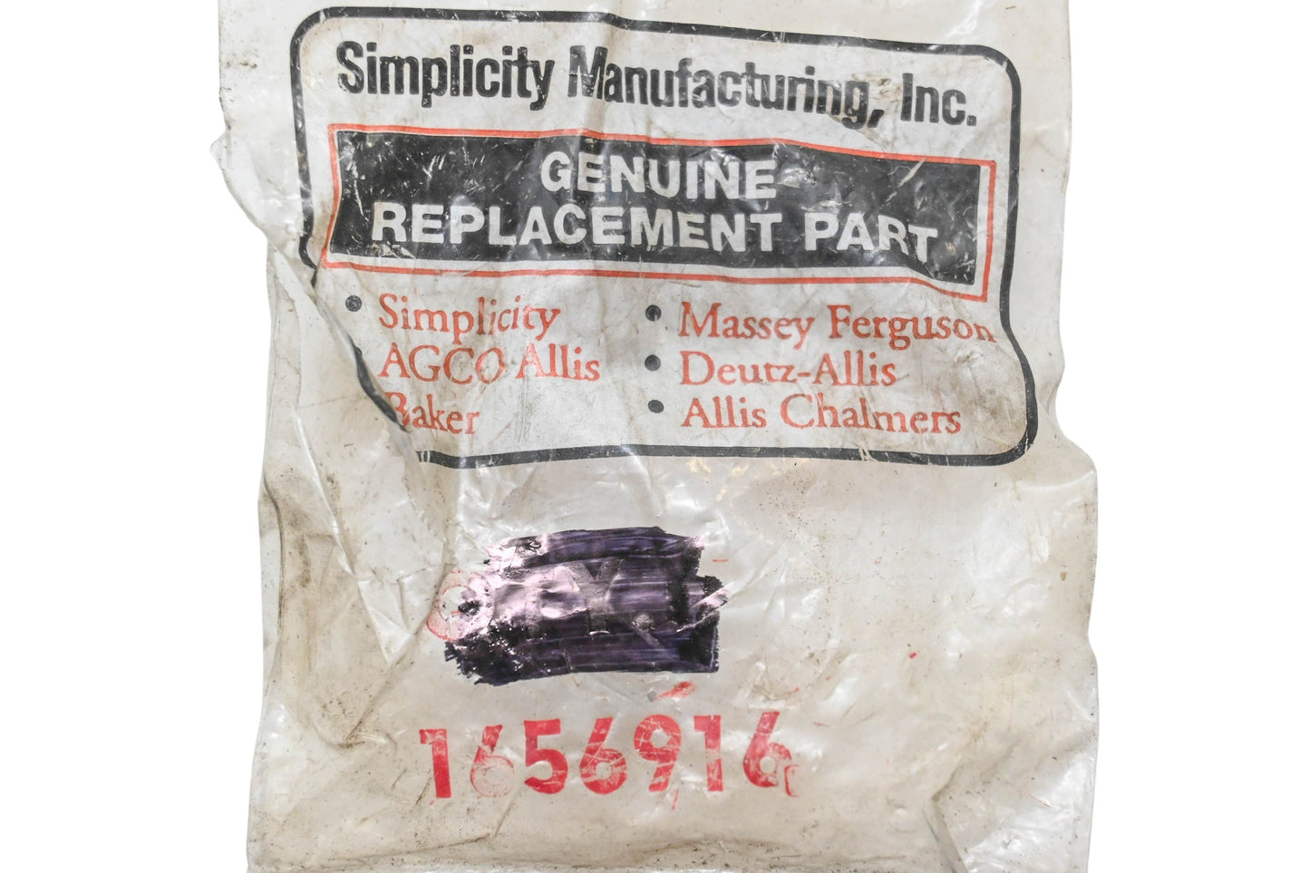 Simplicity 1656916 Blade Mounting Washer NOS