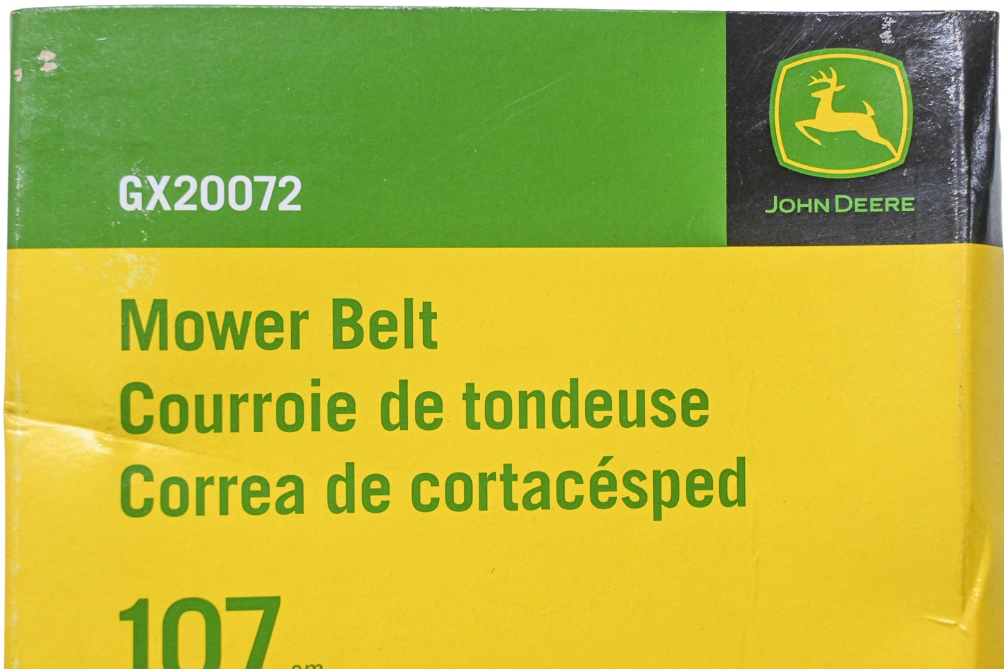 New OEM John Deere GX20072 Mower Belt NOS