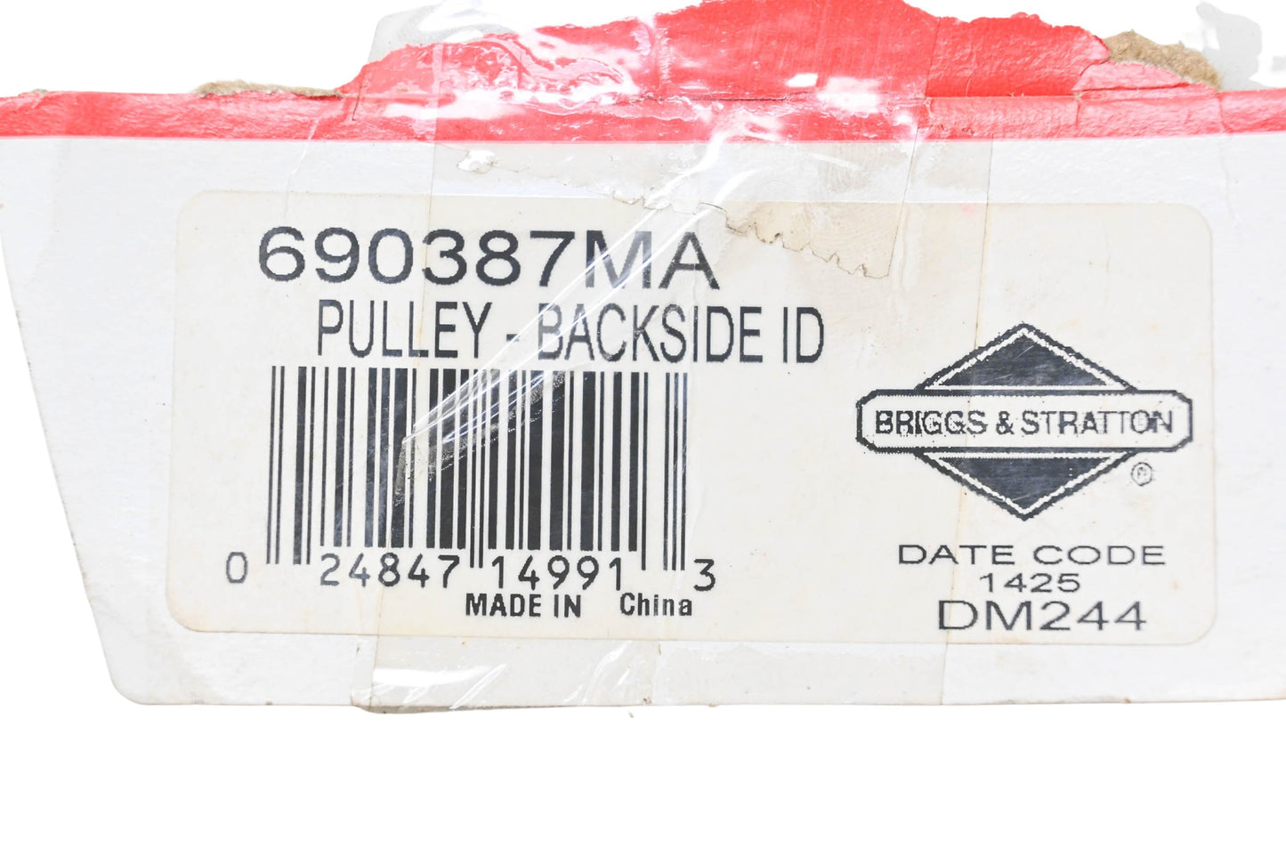 New OEM Briggs & Stratton 690387MA Backside Idler Pulley NOS