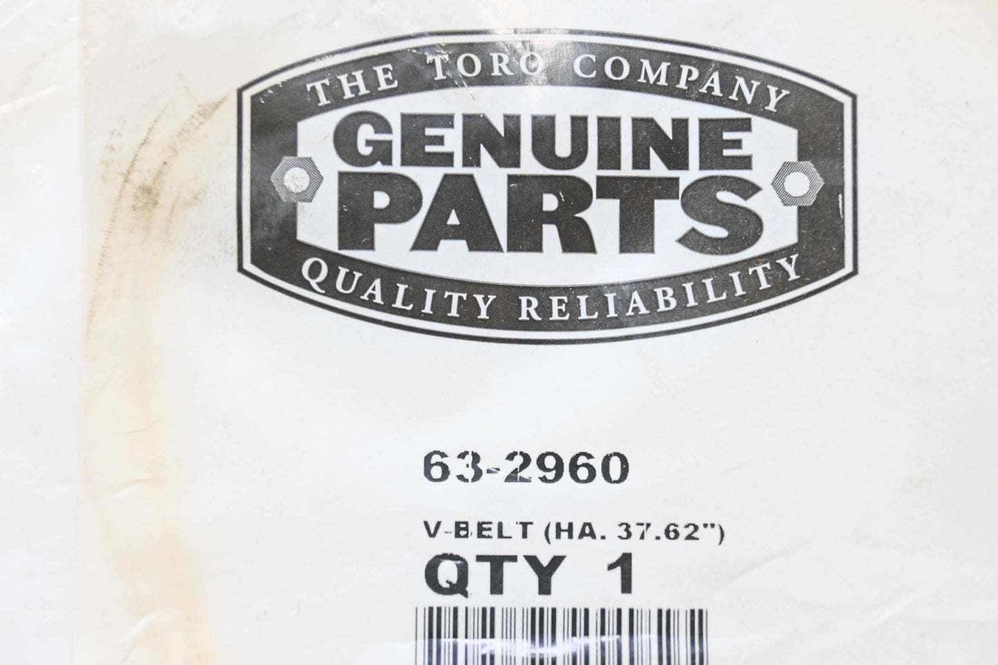 Toro 63-2960 V-Belt NOS
